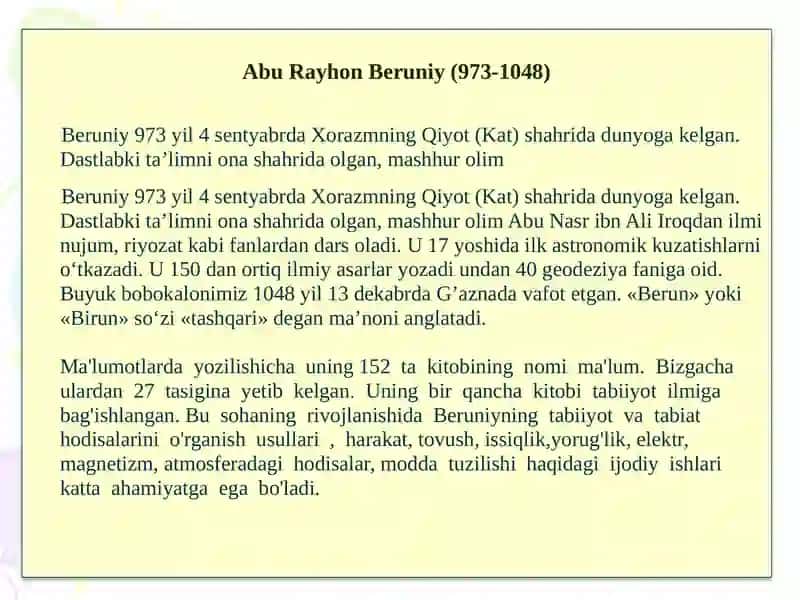 Oliygeodeziya fanidan ma'ruza 4
