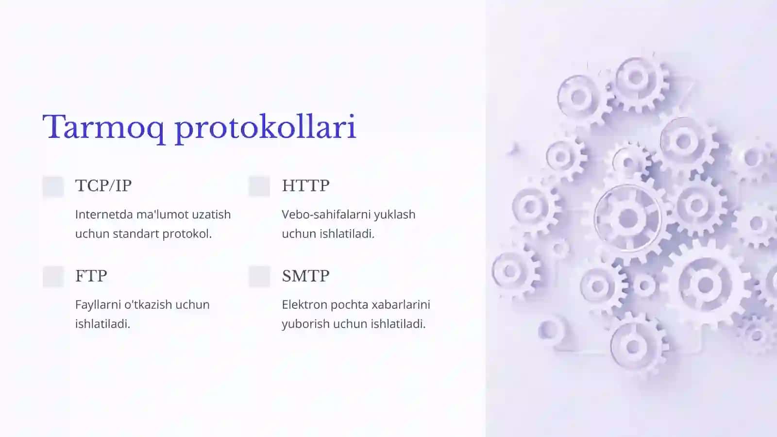 Tarmoqlar dunyosiga sayohat 4