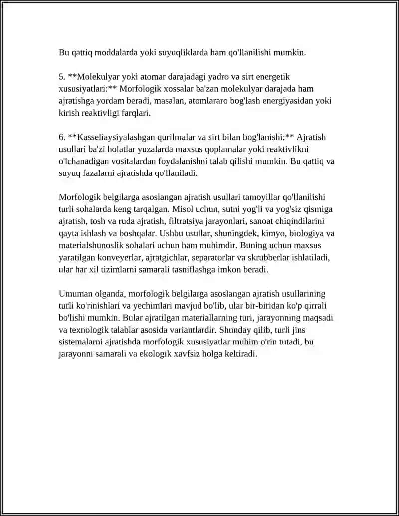 TURLI JINS SISTEMALARINI AJRATISH USULLARI 4