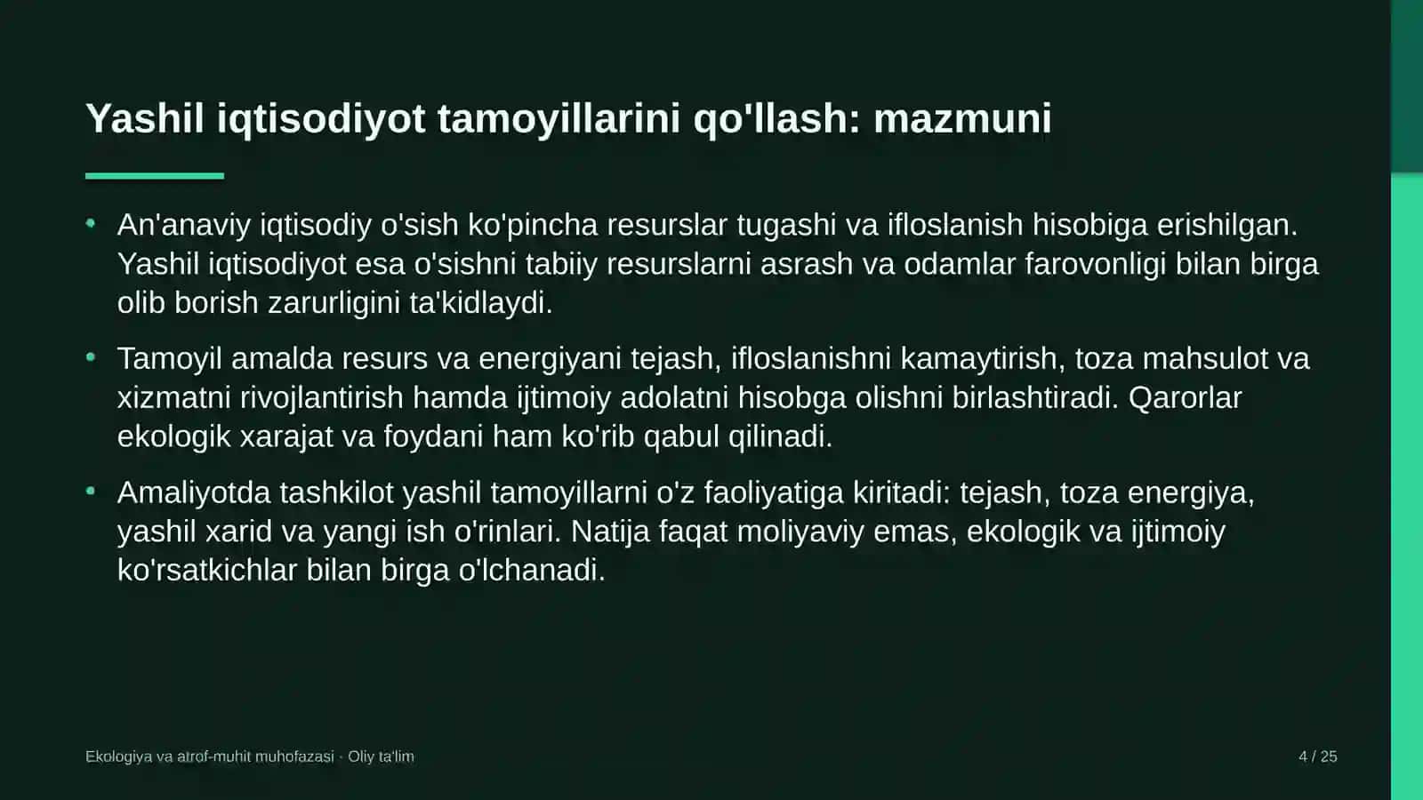bolalar sog'lomlashtirish oromgohlarida yashil iqtisodiyot tamoyillarini qo'llash 3733 4