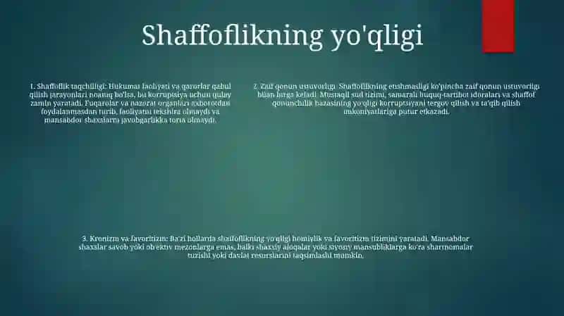 Korrupsiya Shakllanishining Sabablari 4