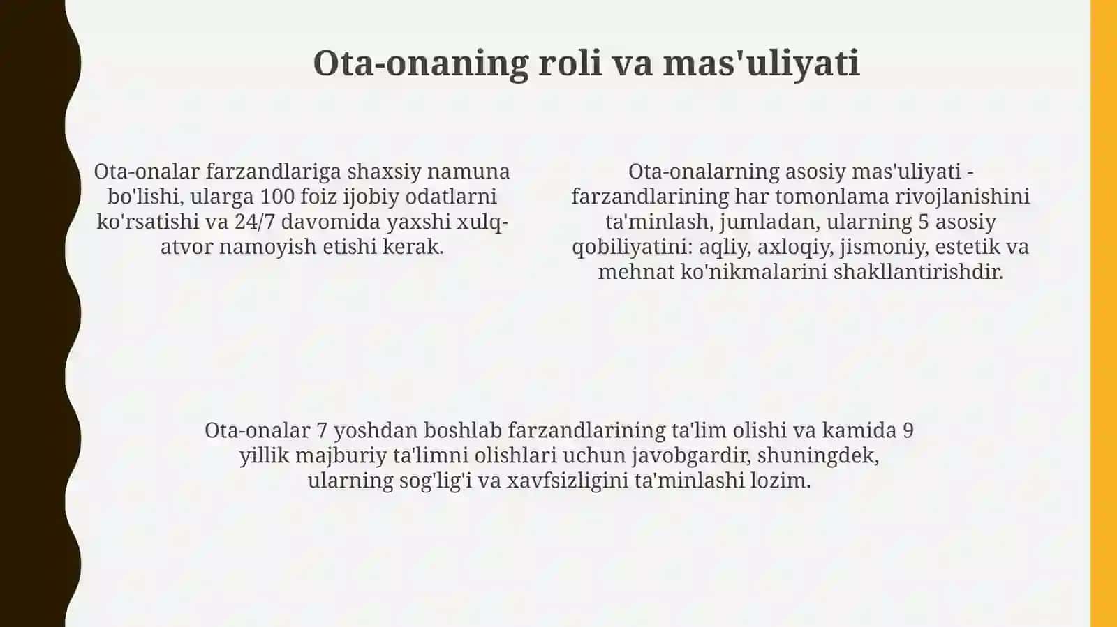 Oilada tarbiya asoslari 4