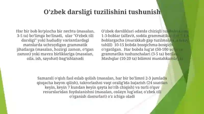Samarali mavzu bo'linishi usullari 4