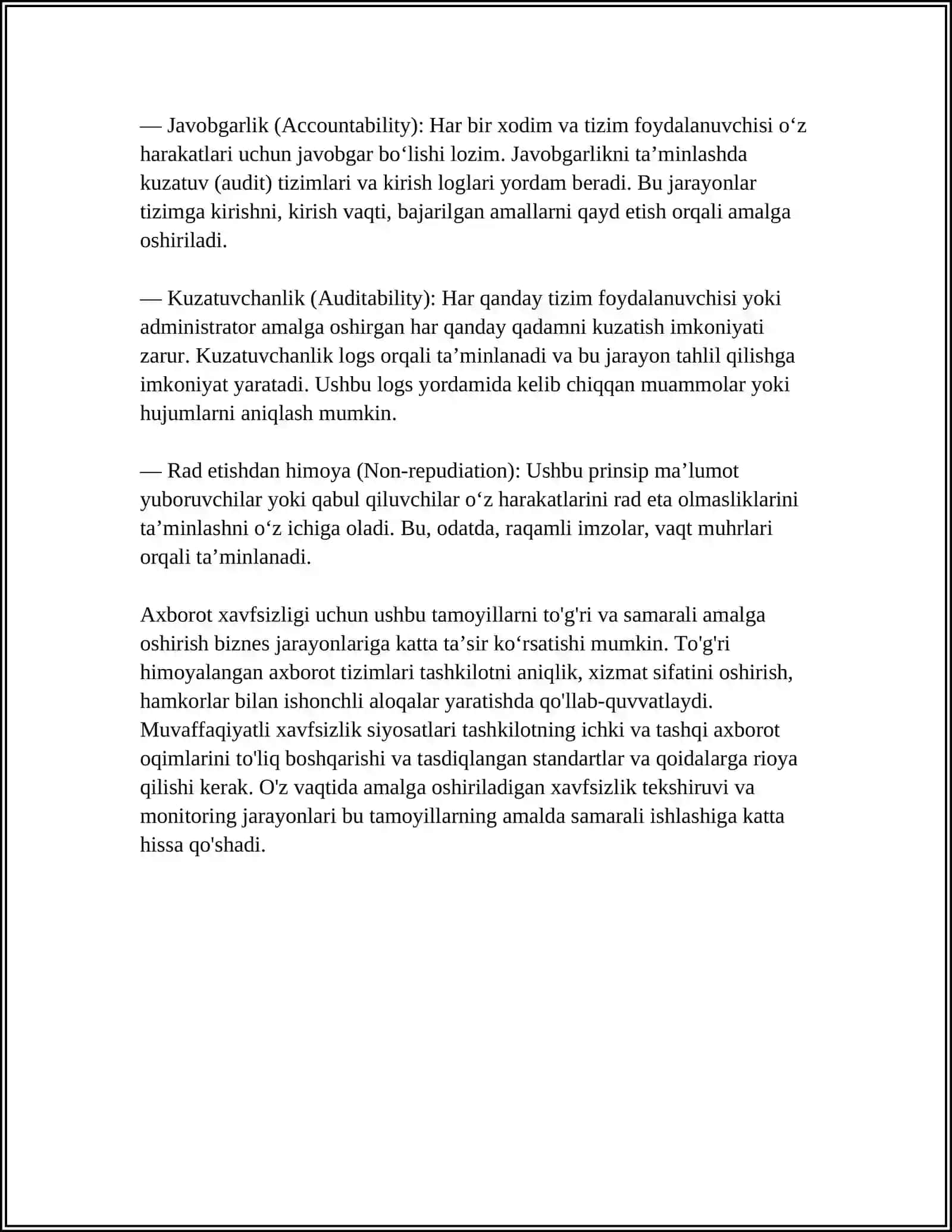 AXBOROT XAVFSIZLIGINI TA’MINLASH USULLARI 4