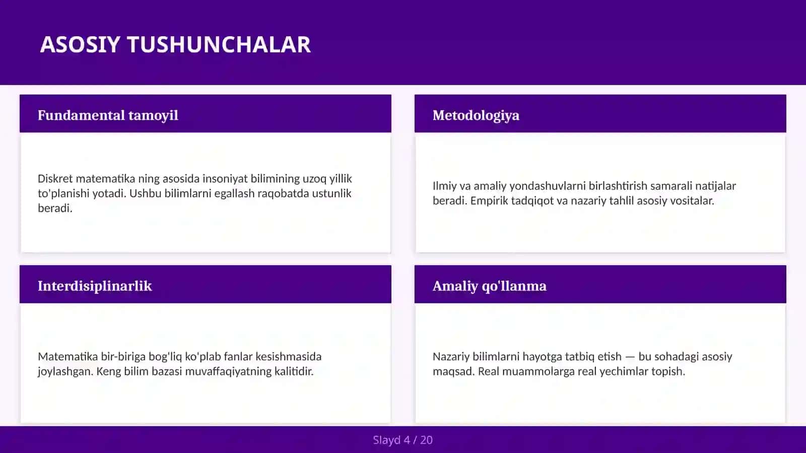 Diskret matematika 4