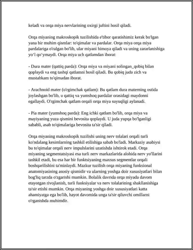 MARKAZIY NERV TIZIMINING FUNKTSIONAL ANATOMIYASI 4