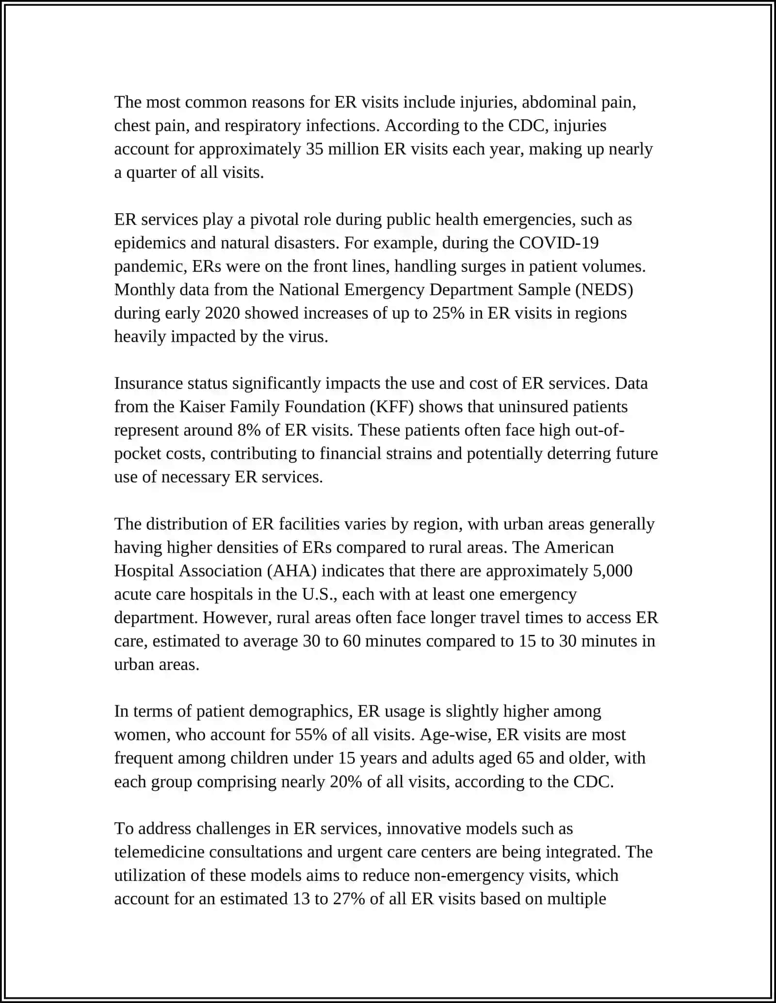 REFERAT Theme: HOSPITAL SERVICES 4
