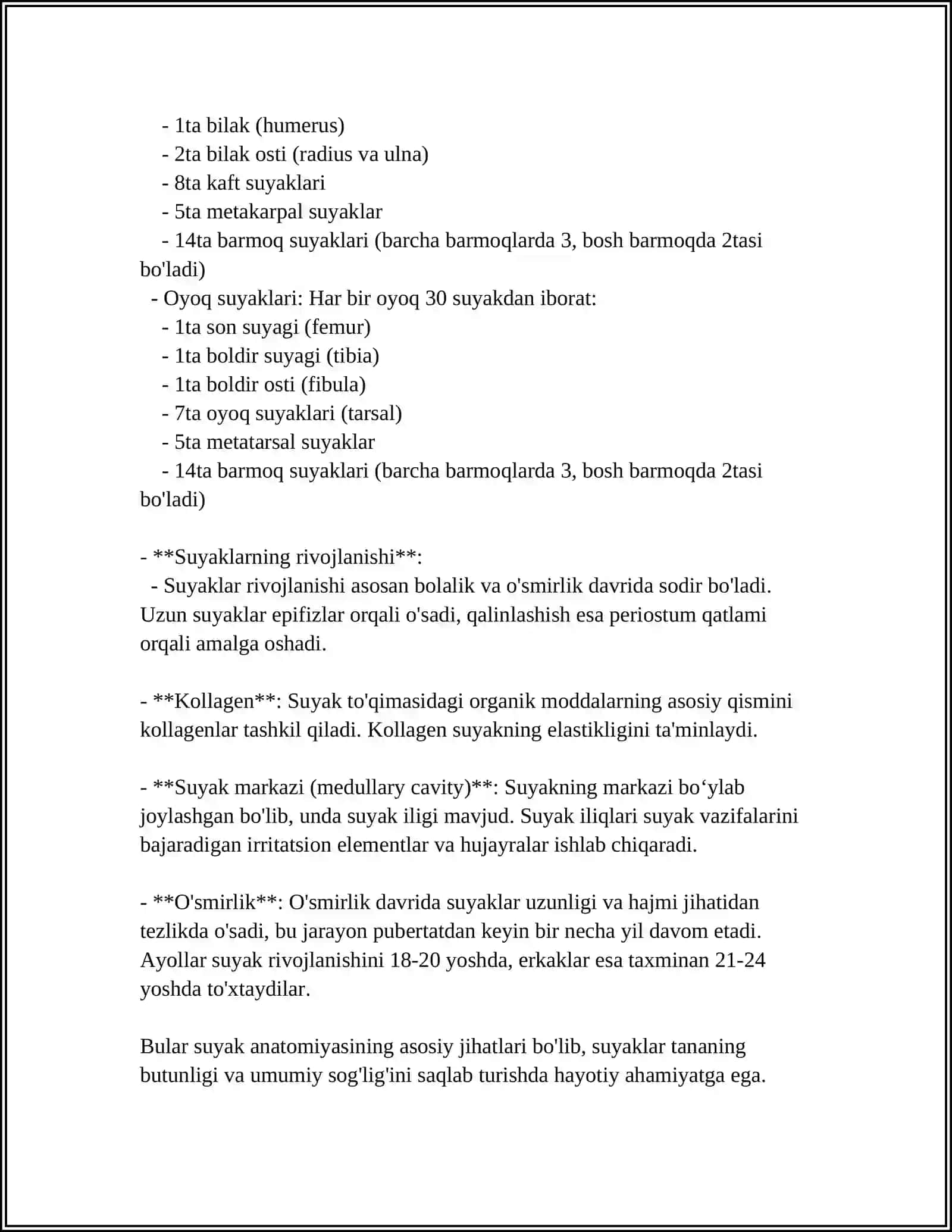 KALLA SUYAKI TEPA CHAKKA ENSA VA PESHONA SUYAKLARI 4