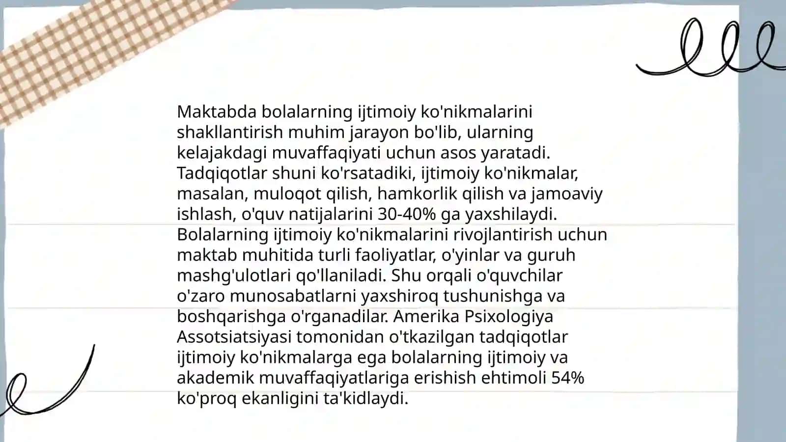 Pedagoglarning bolalar ijtimoiylashuvidagi ro'li 4