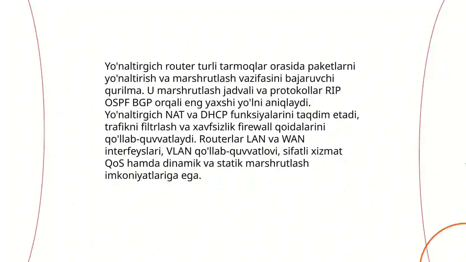 Tarmoq interfeys kartasi (NIC) 4