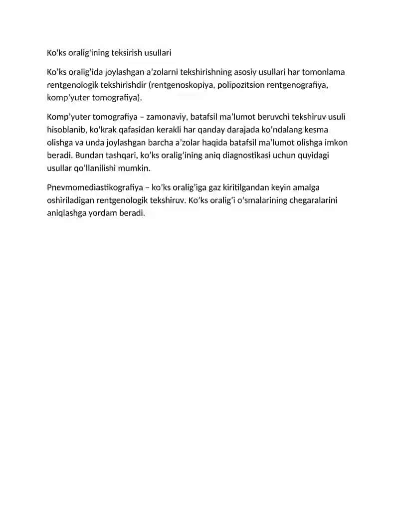 KO’KS ORALIG’I XIRURGIK KASALLIKLARI 4