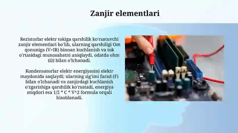 Elektr zanjirlarining asoslari 4