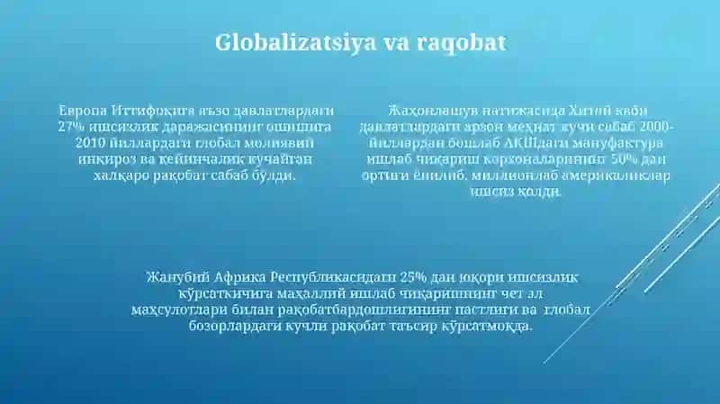 Ishsizlik sabablari 4