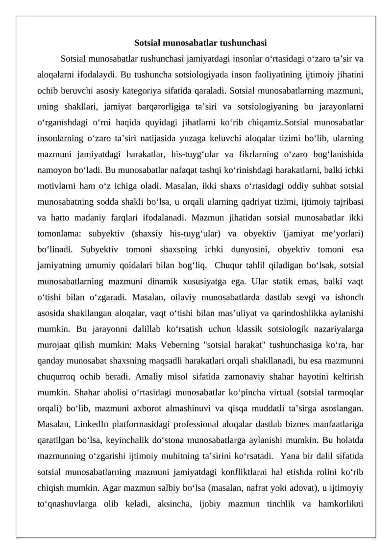 Sotsiologiya fanidan maqolalar 4