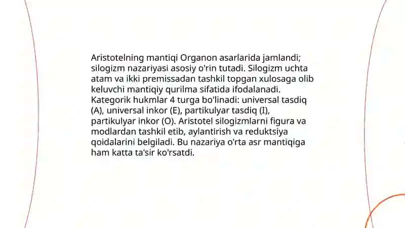 Aristotelning hayoti va biografiyasi 4