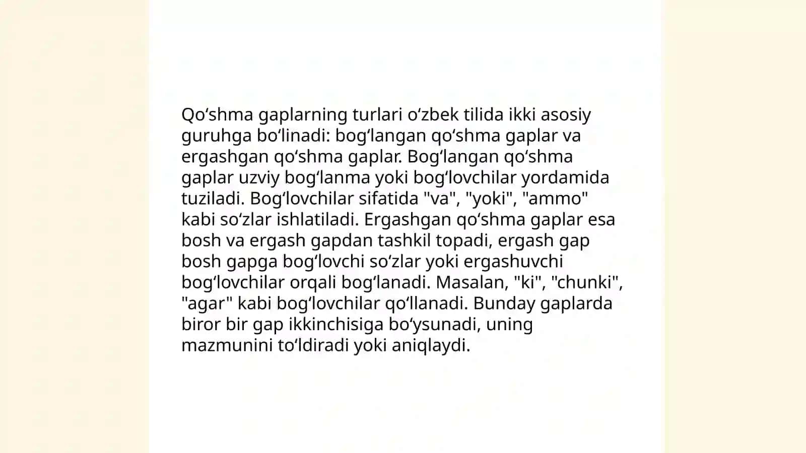 Qoʻshma gaplar va ularning tasnifi 4