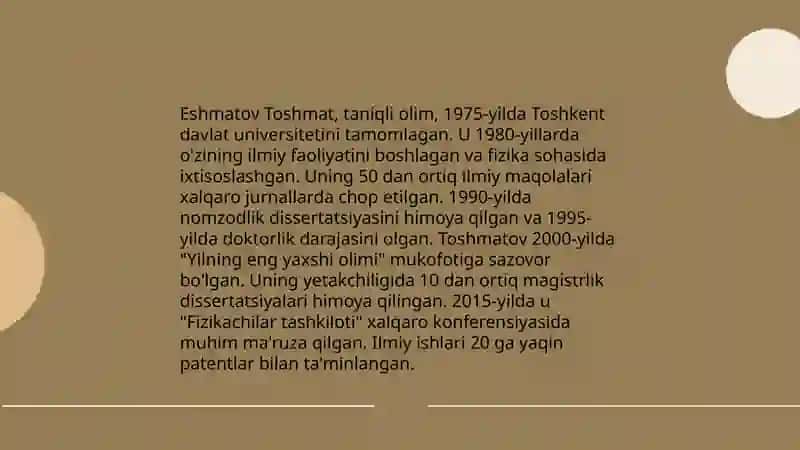 Eshmatov Toshmat 4