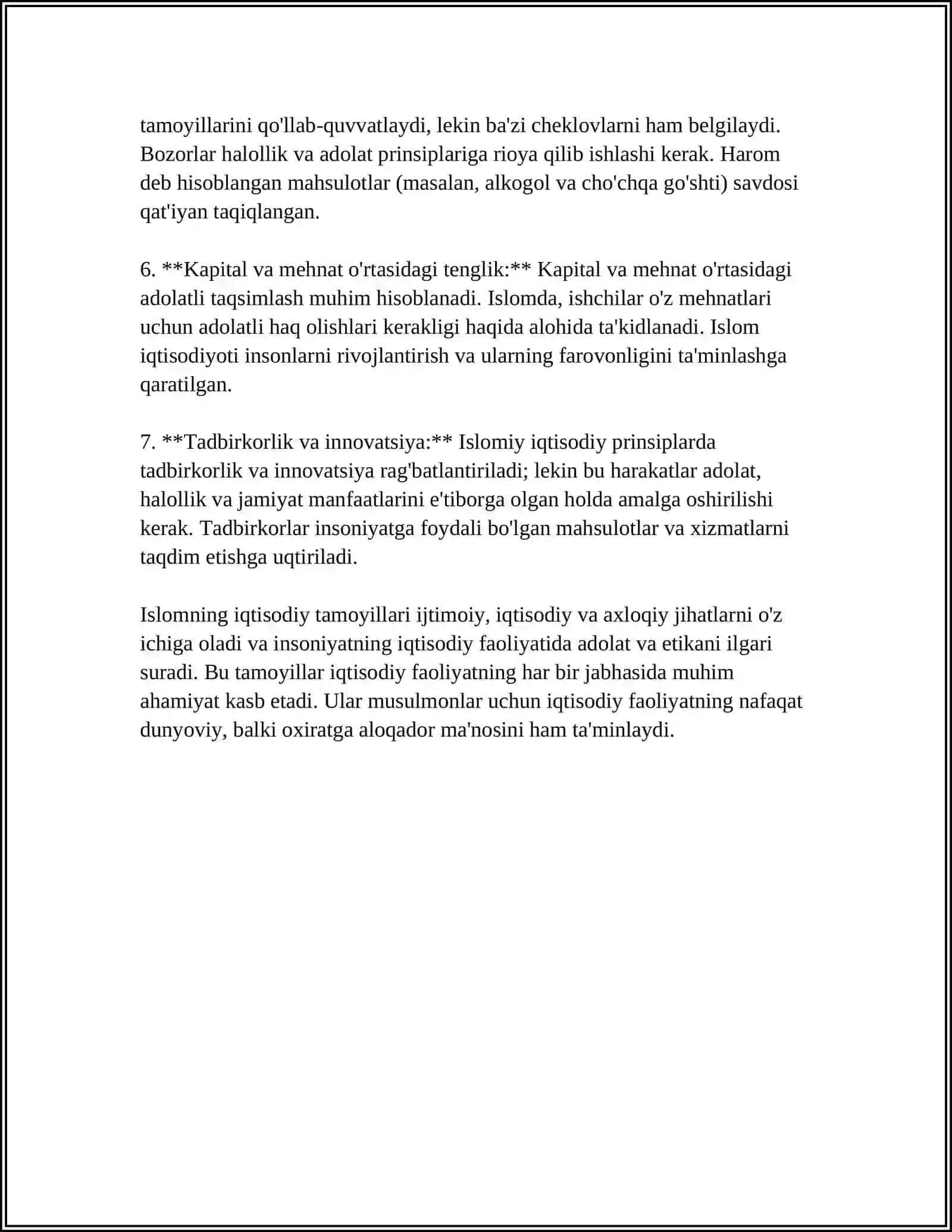 ISLOMDAGI IQTISODIY QARASHLAR 4