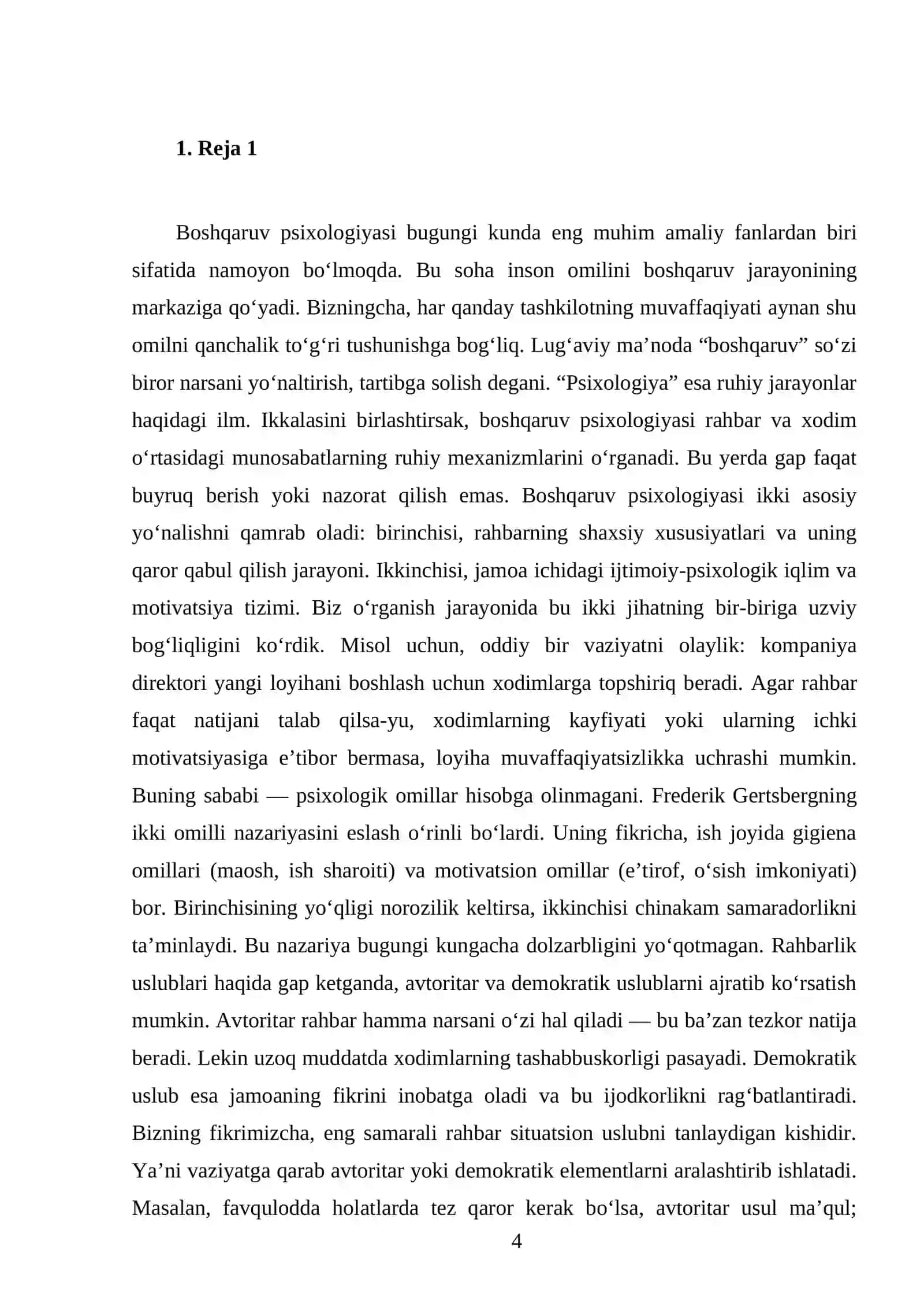 Boshqaruv psixologiyasi 4