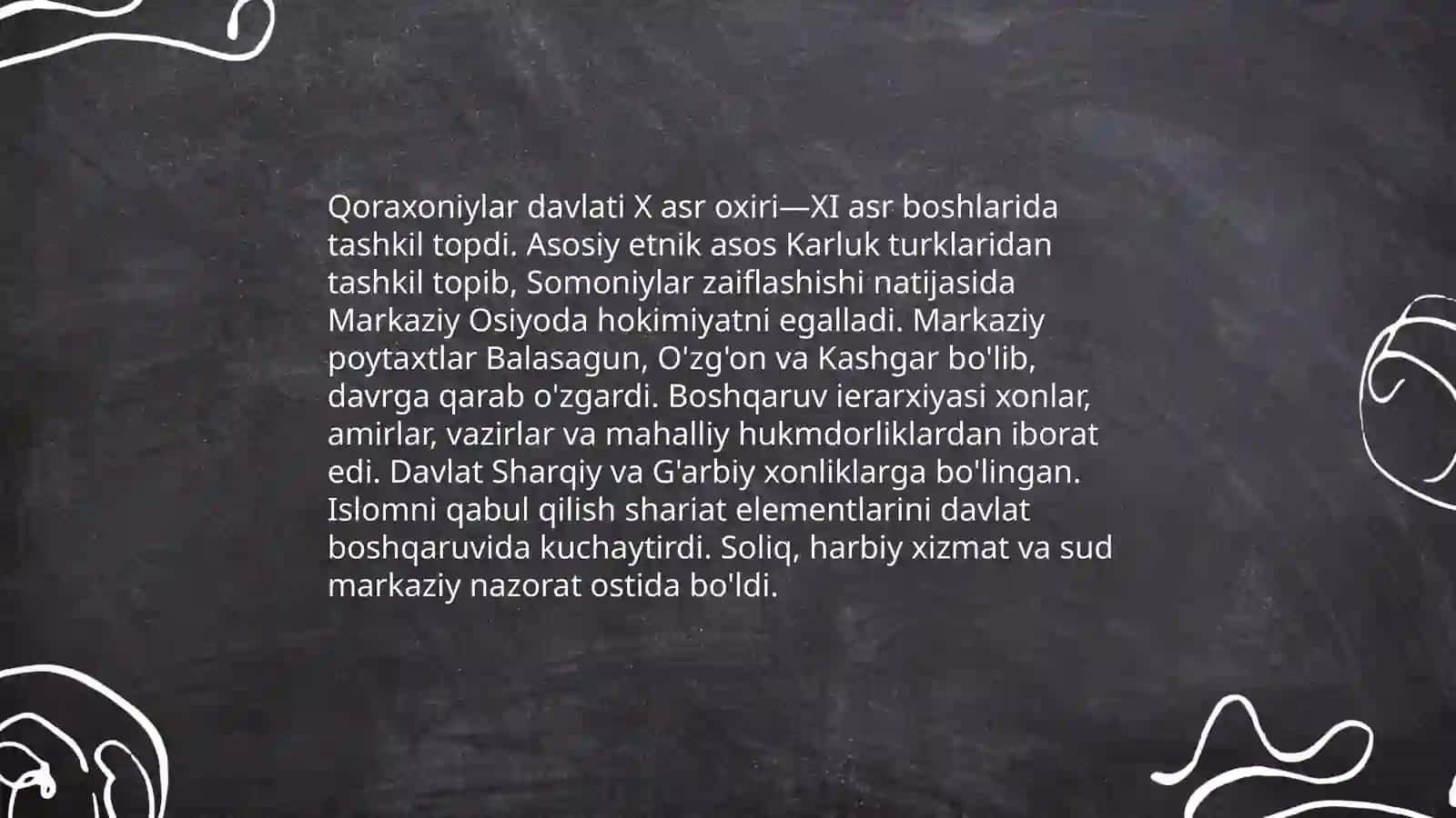 Somoniylar va Qoraxoniylar davri 4