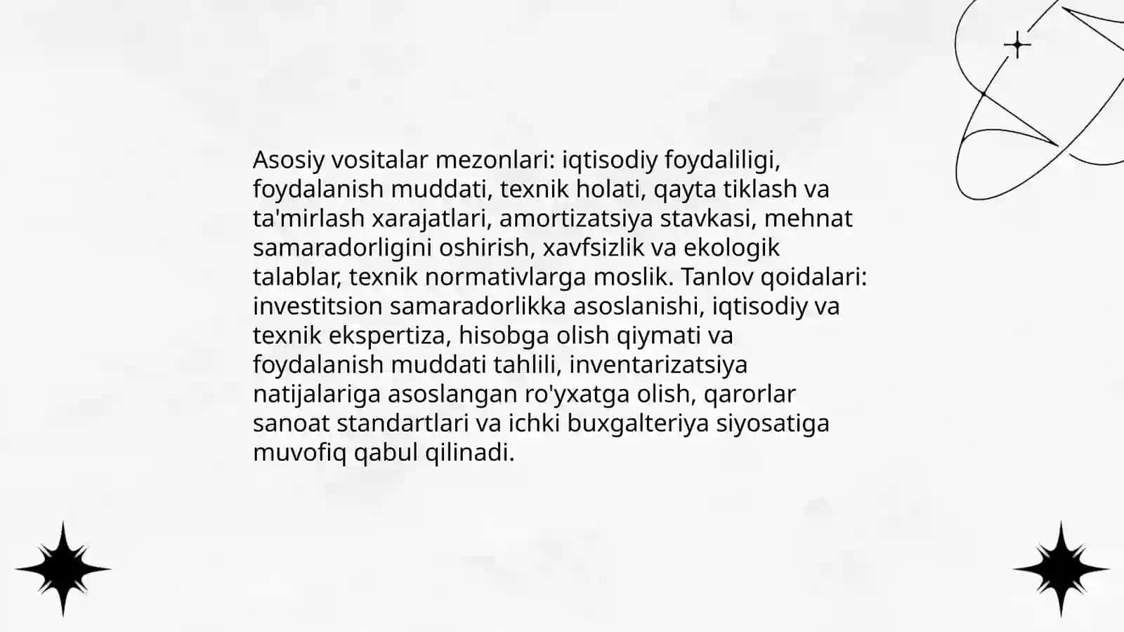 Asosiy vositalarni balansga olish 4