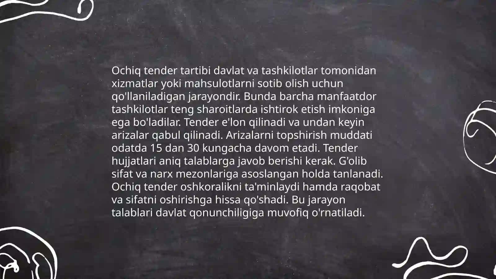 Davlat xaridining tashkiliy shakllari 4