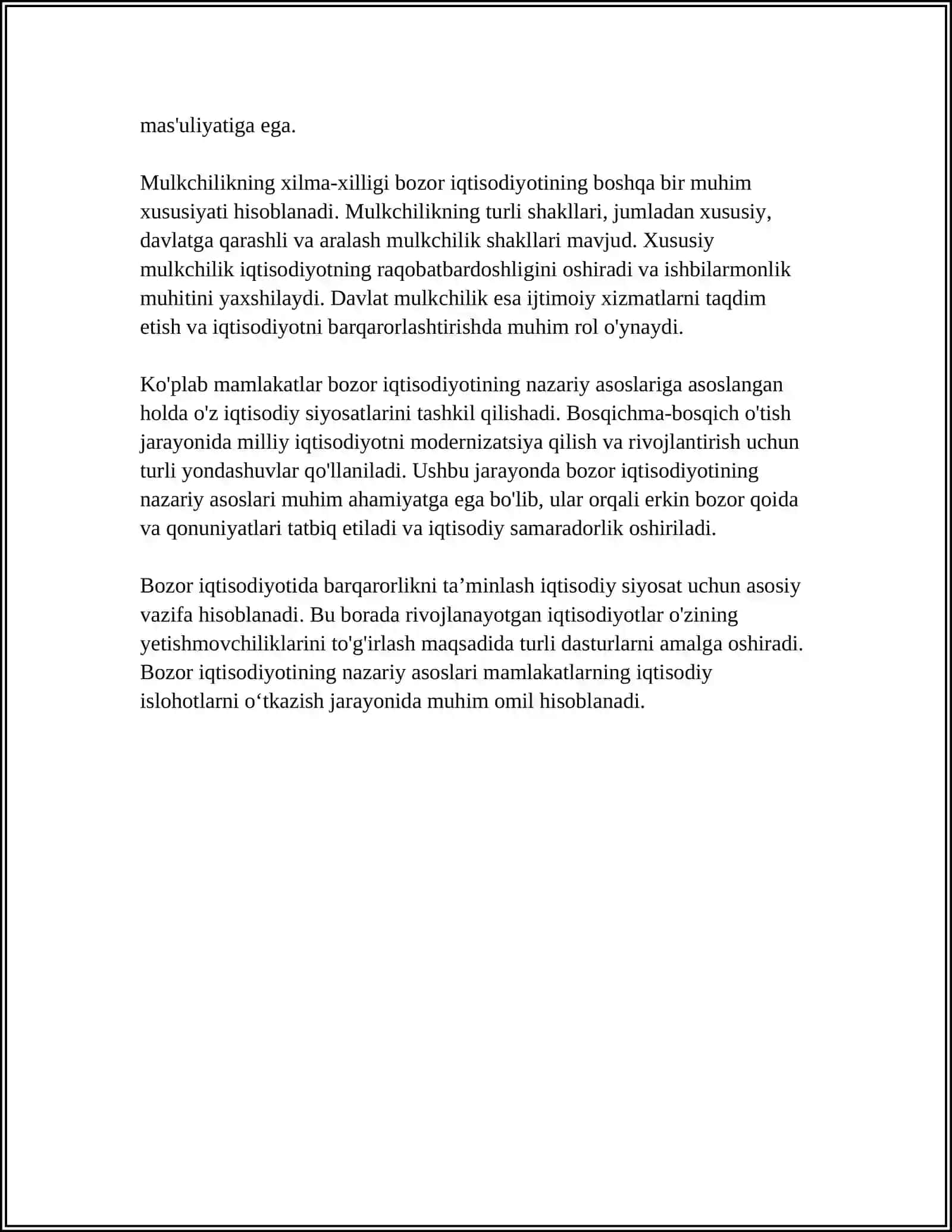 BOZOR IQTISODIYOTI 4