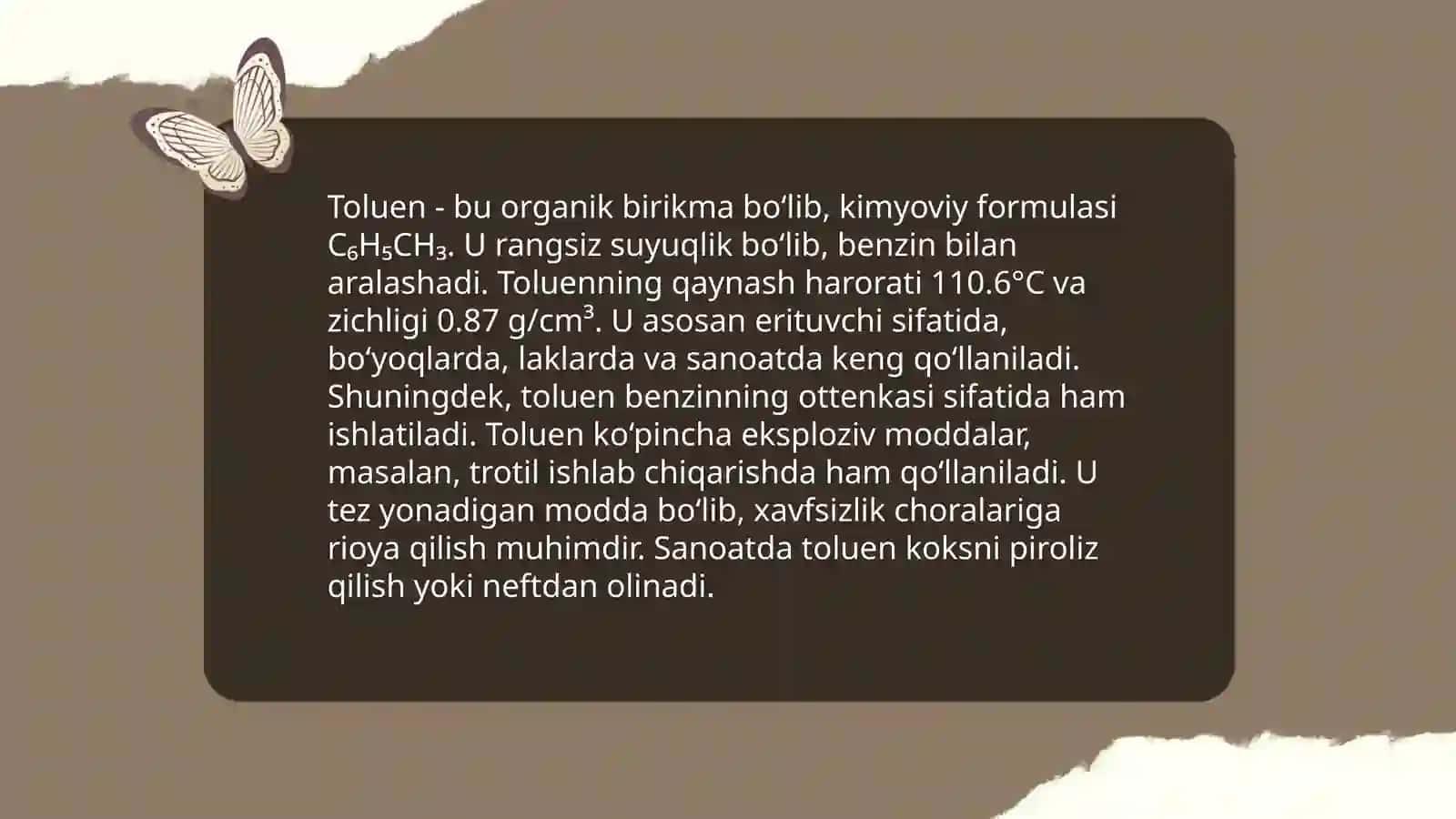 Aromatik uglevodorodlar va ularning hosilalari 4
