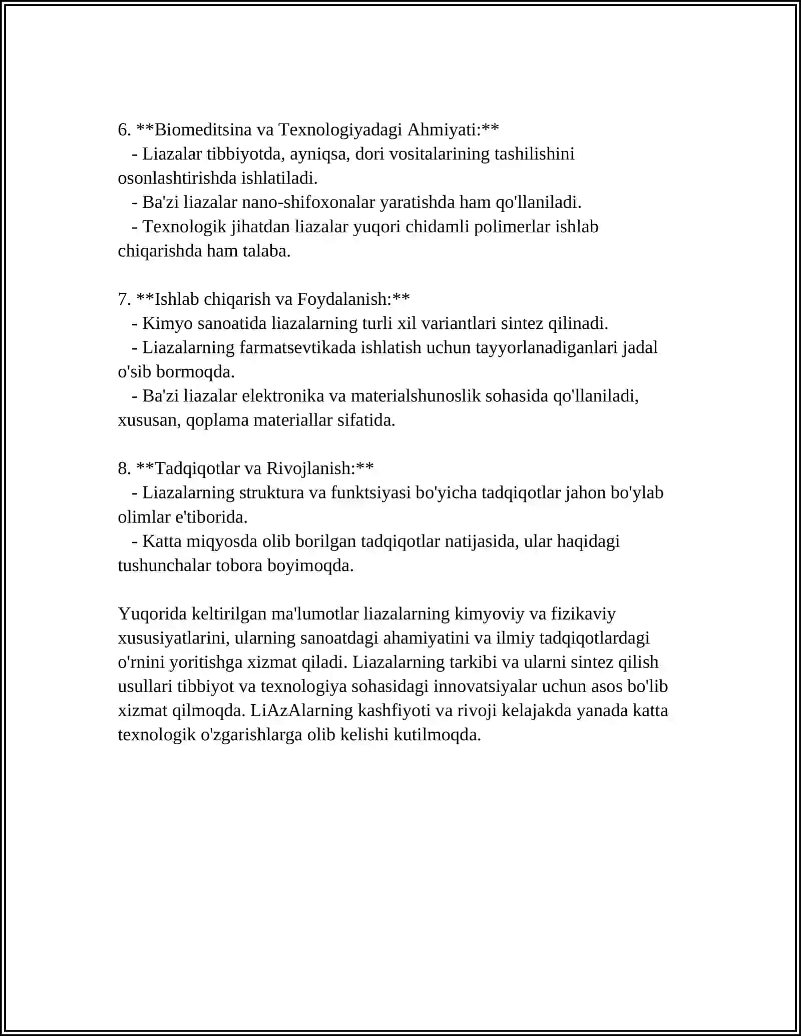 LIAZALAR SINFI 4