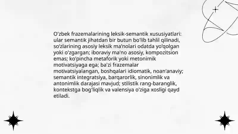 Frazema birlik ma'noga ega 4