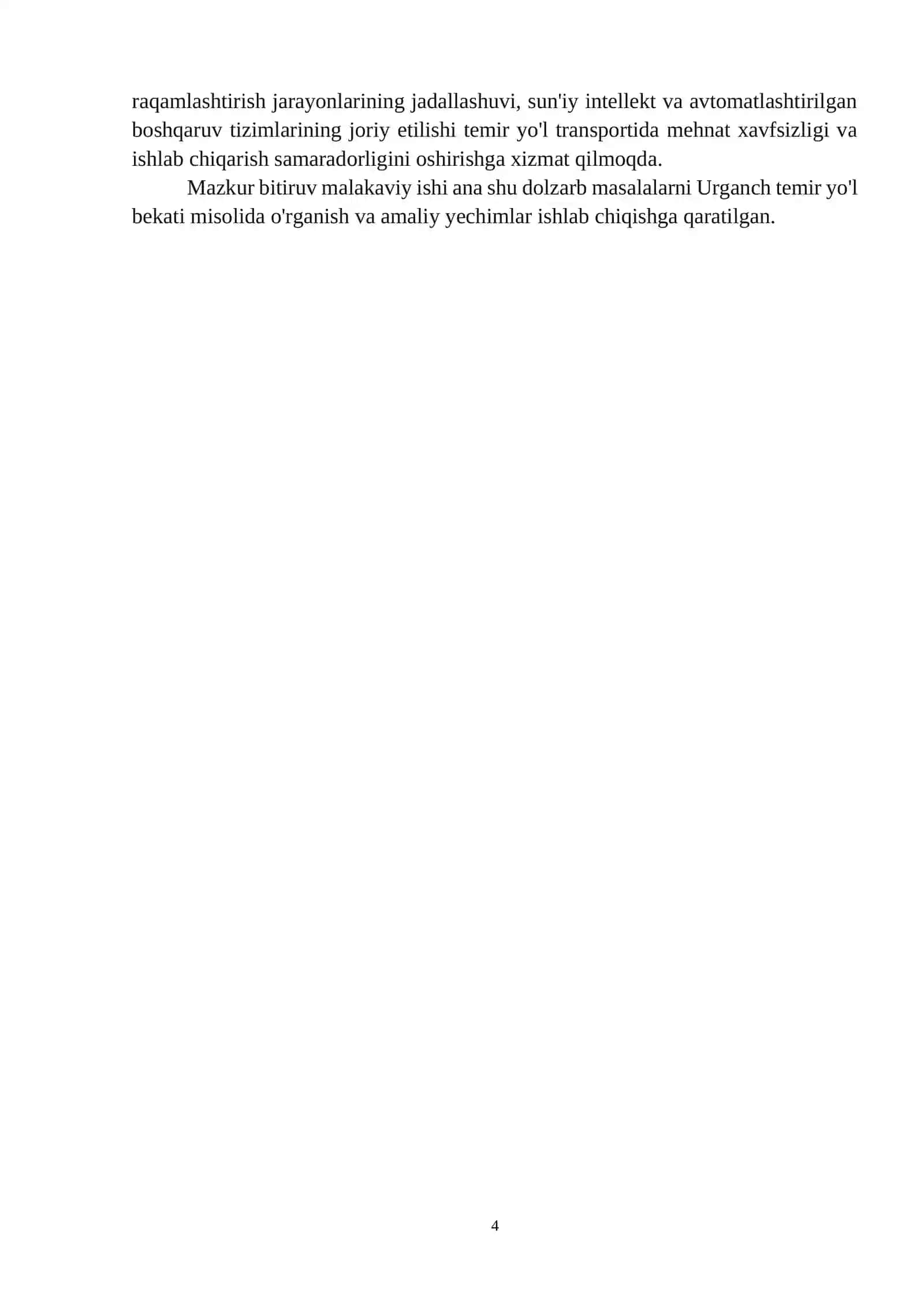 URGANCHEMIRYO'LBEKATINING TEXNIK VATEXNOLOGIK TAVSIFLARI 4