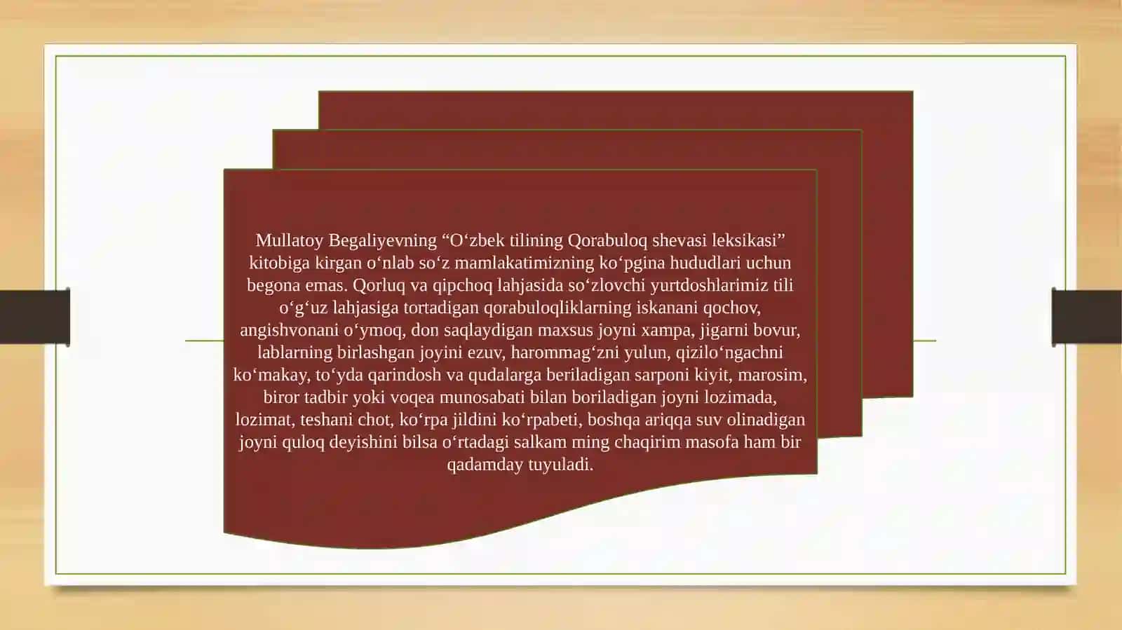 Shevalarda olinma so’zlar 4