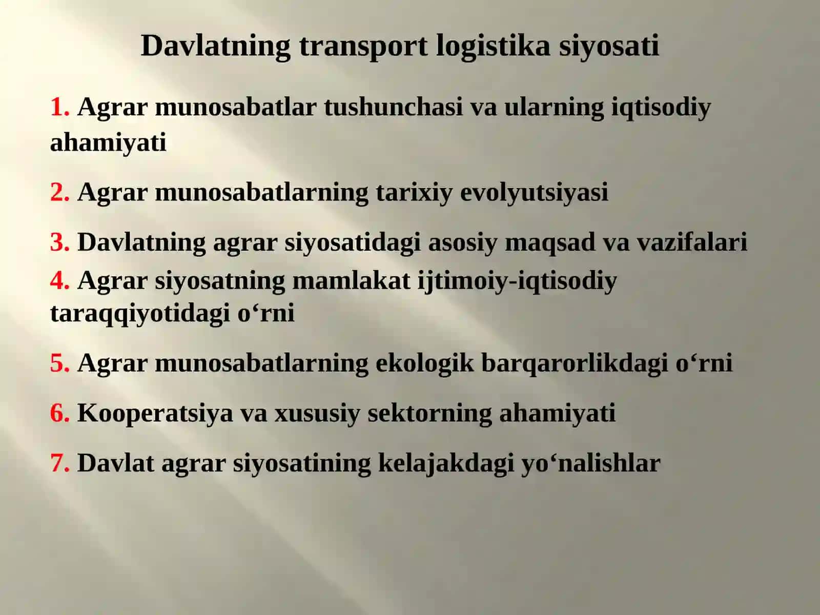 IQTISODIY SIYOSAT10-MA’RUZA DARSI 4