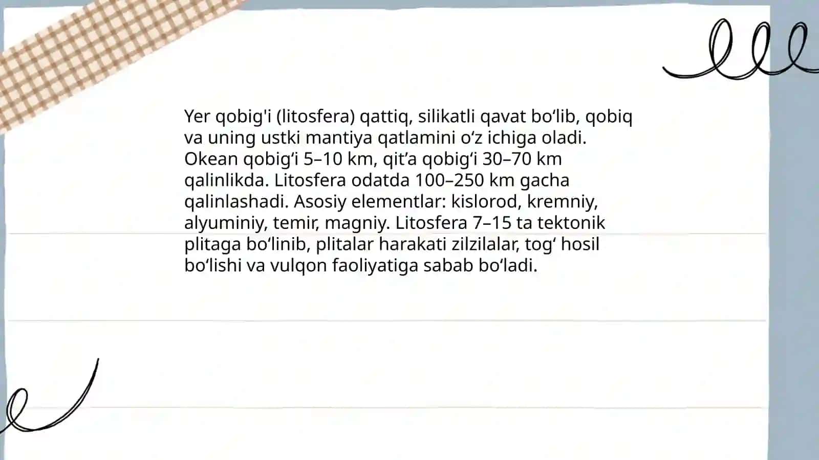 Yerning tuzulishi 4