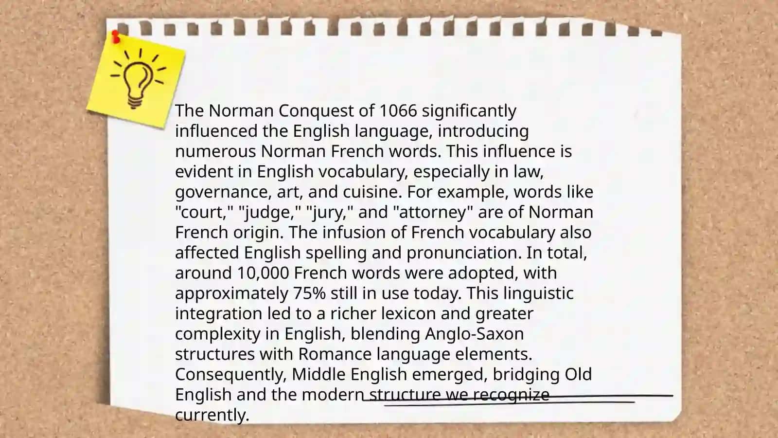 Etimological analysis on Modern English word stock 4