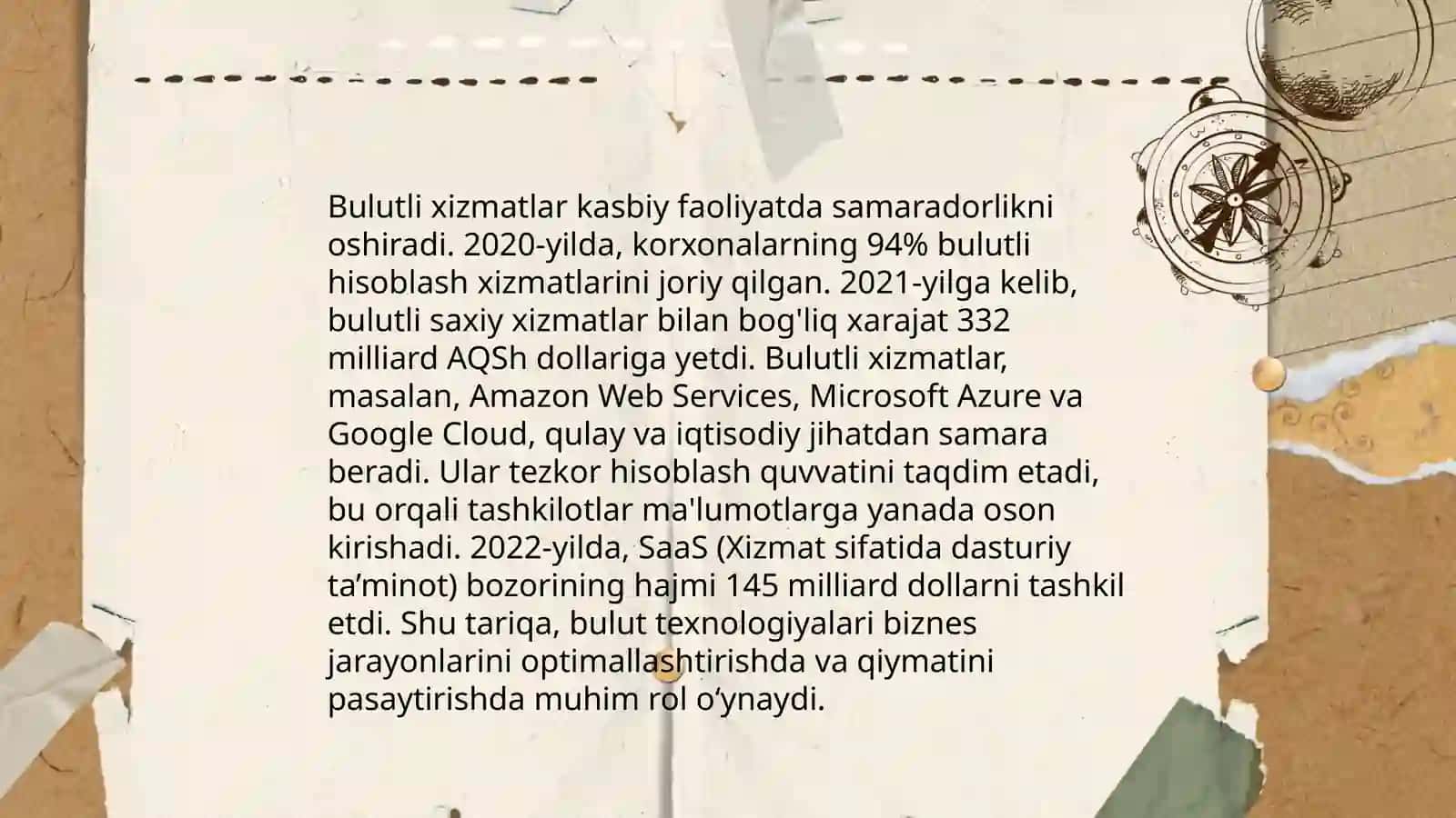 Bulutli texnologiyalar va ularning ta'limiy imkoniyatlari 4