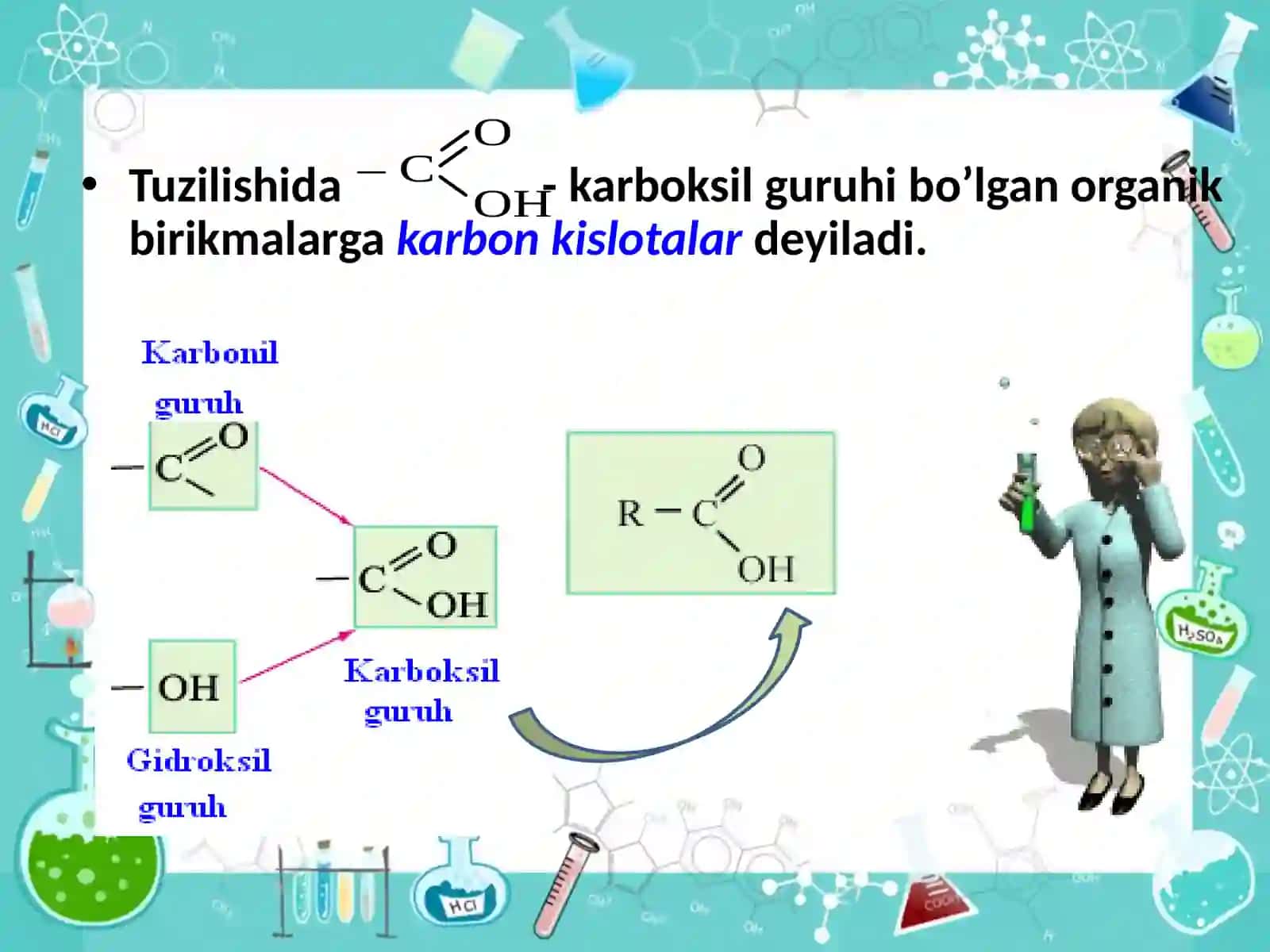 Karbonkislotalarningtutganoʻrnivaahamiyati 4