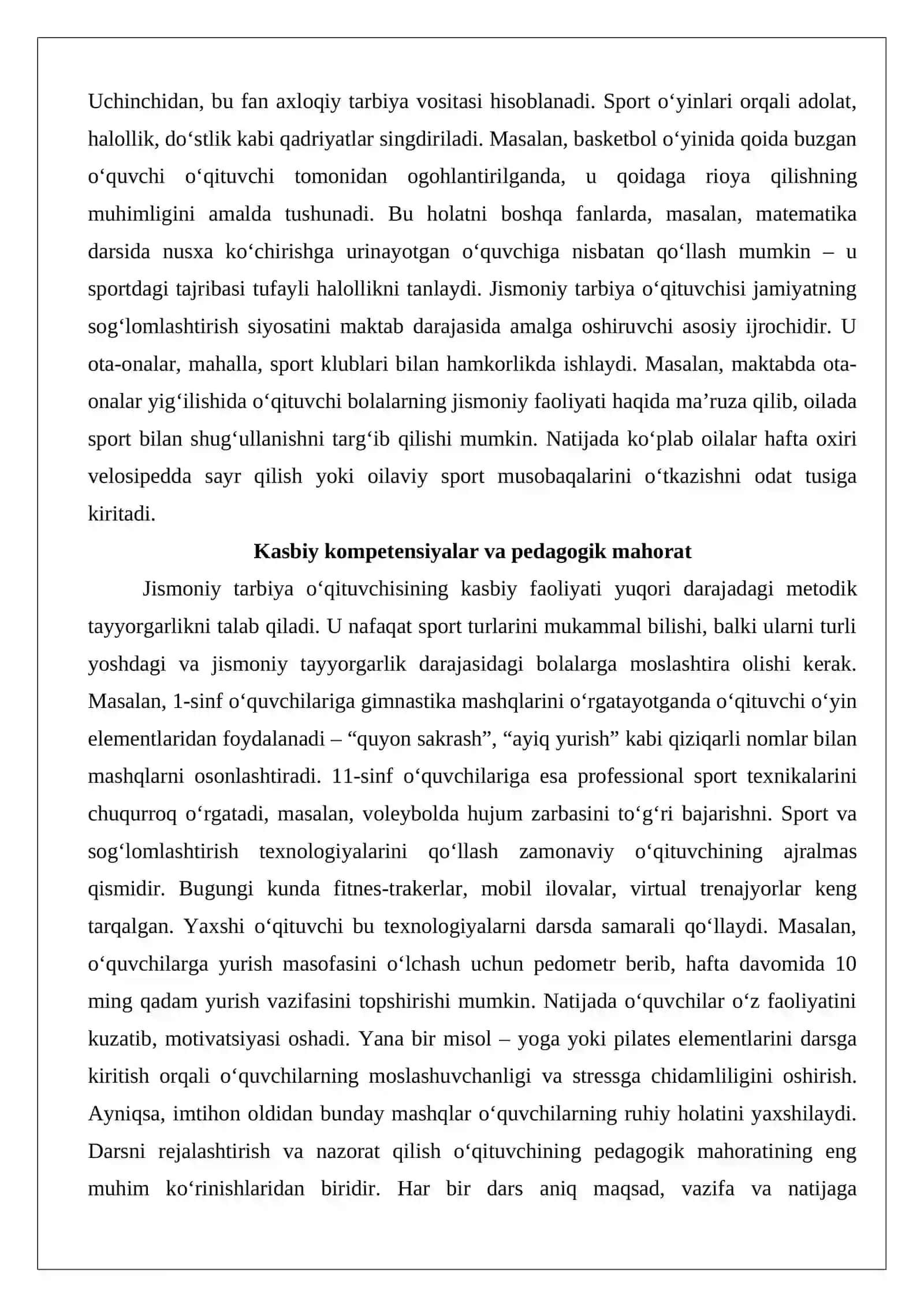 O‘qituvchi, trener, sinf rahbarlarning o‘ziga hos hususiyatlari 4