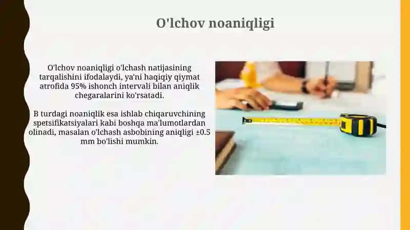 O'lchov xatoliklari va o'lchash asboblarining xatoliklari 4