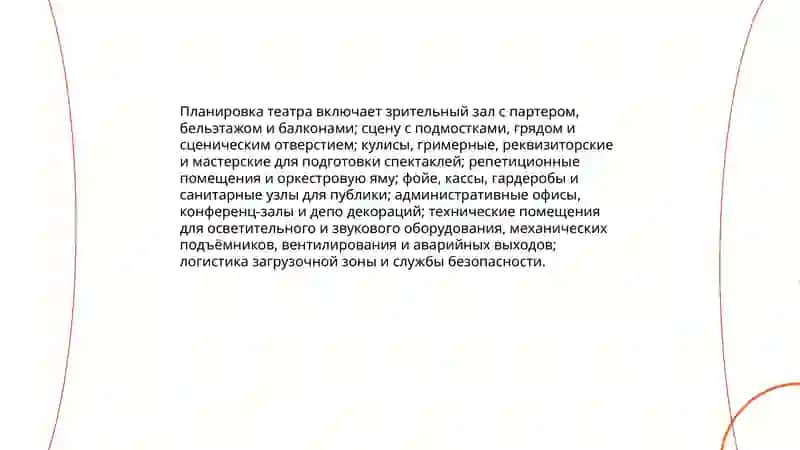 Строении театра 4