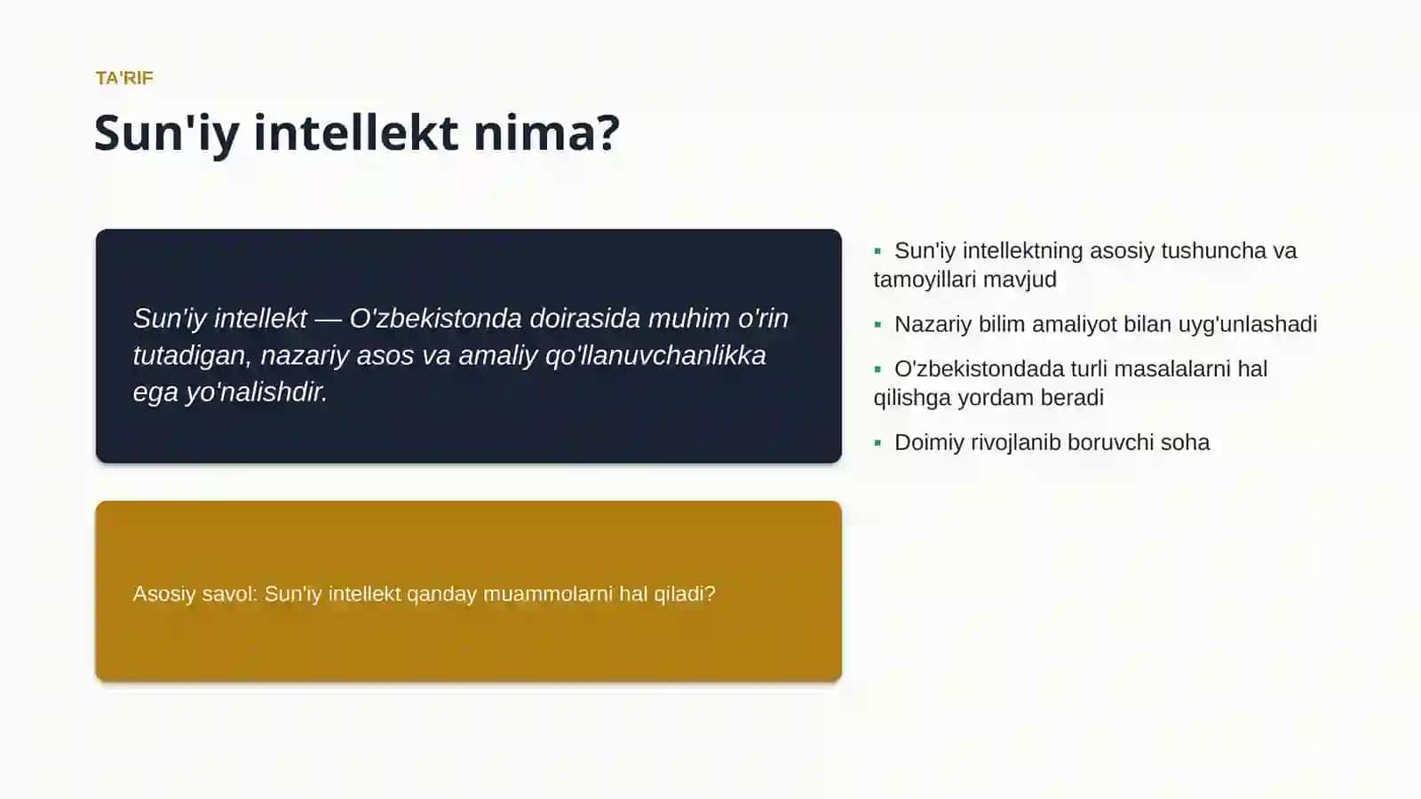 Sun'iy intellekt Asoslari va Tushunchasi 4