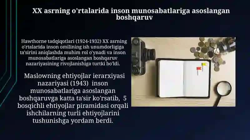 Menejmentning tarixiy shart sharoitlari 4