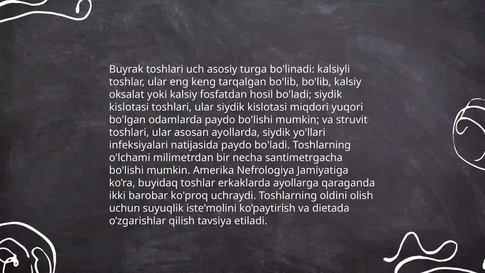 Buyrak tosh kasalligi 4