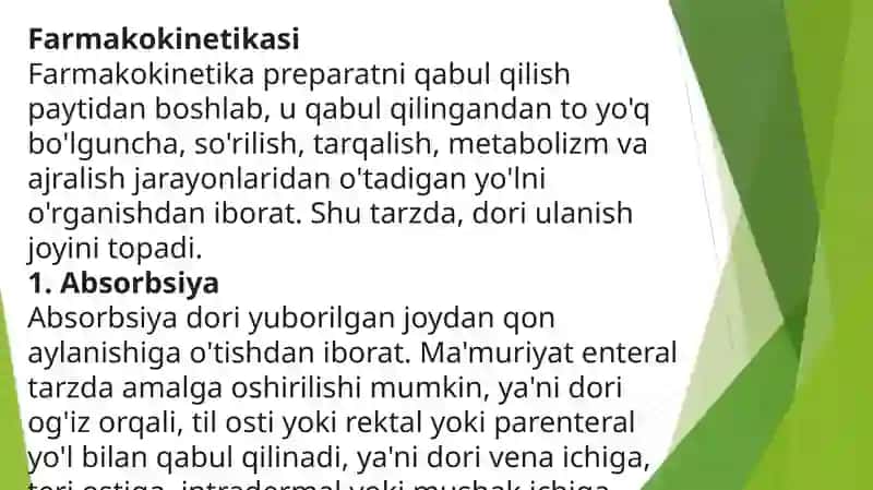 Farmakokinetika va farmakodinamika 4