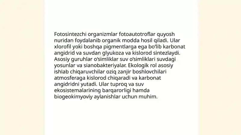 Organizmlarning ekologik guruhlari 4