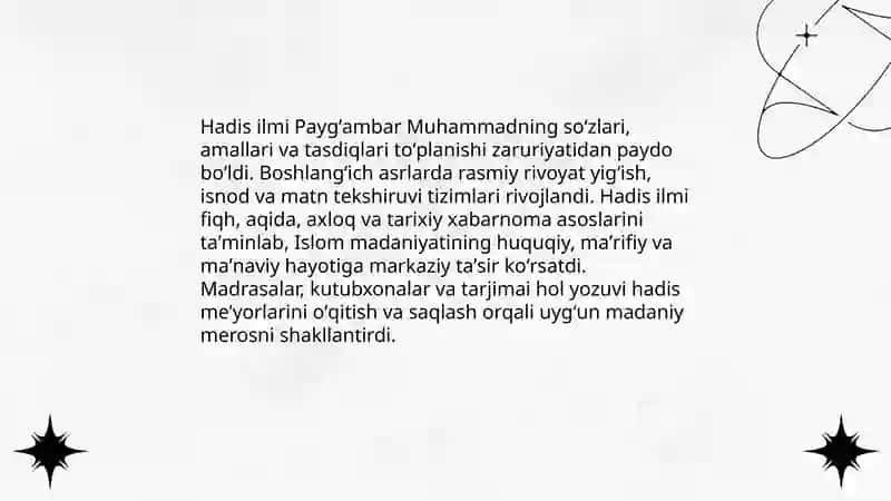 Islom madaniyatining tarkib topishi va rivojlanishi 4