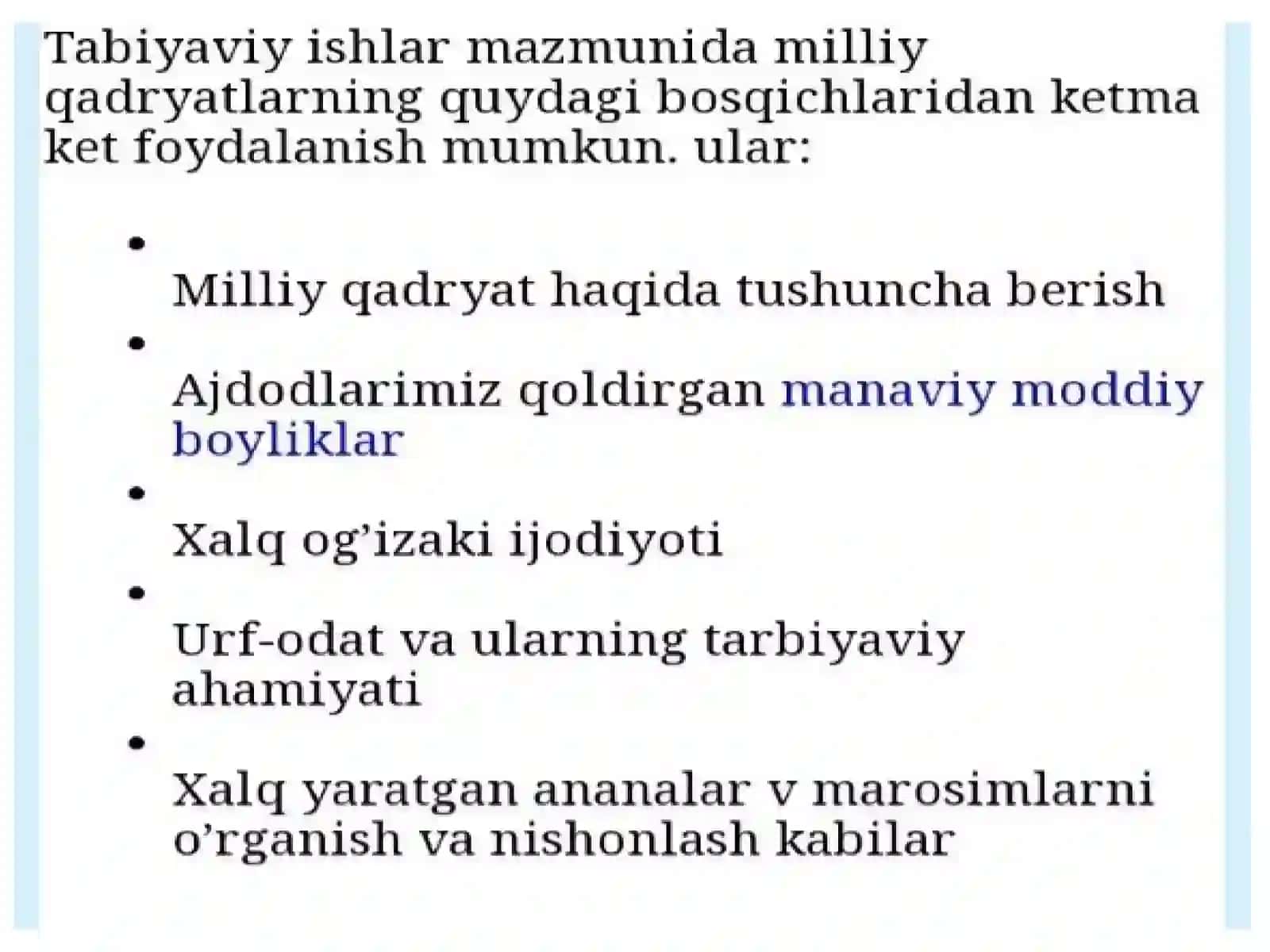 Tarbiyaning tarixiy va milliy asoslari tarbiyada urf-odatni tutgan orni 4