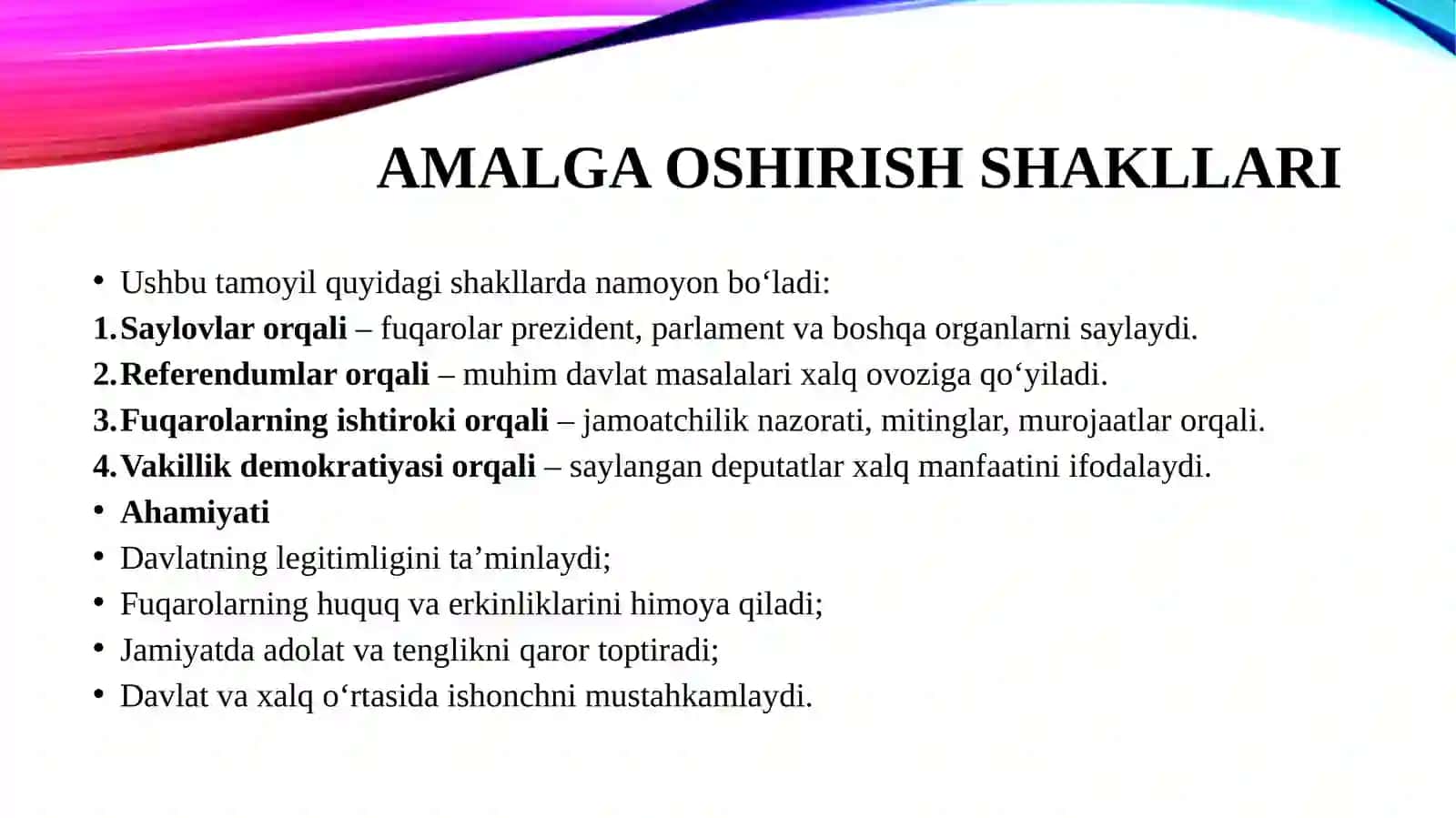Xalq hokimiyatchiligi tamoyili 4