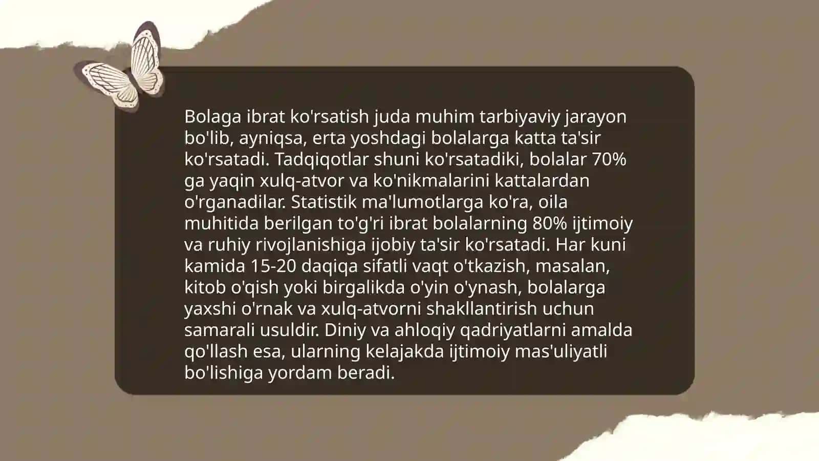 Kaykovusning "Qobusnoma" asarida bola tarbiyasi 4