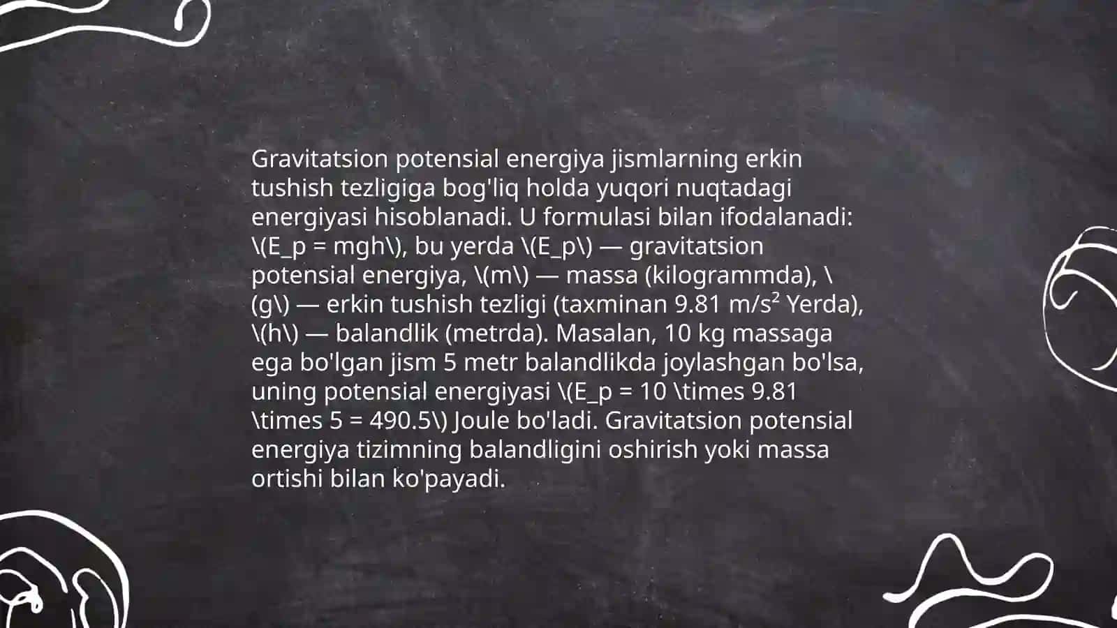 Potensial energiya 4